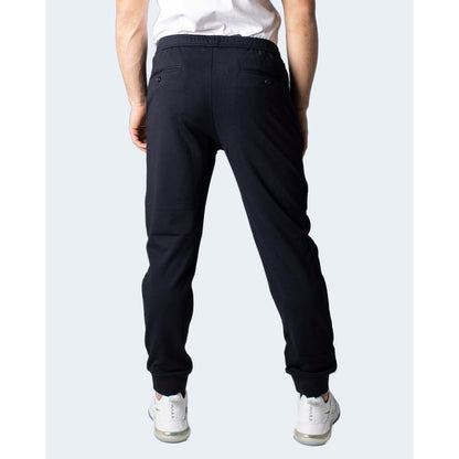 Armani Exchange Blue Viscose Skinny Pant