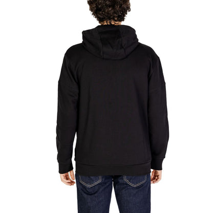 EA7 Emporio Armani Black Cotton Hoody