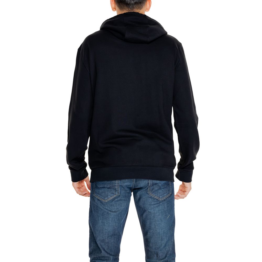 EA7 Emporio Armani Black Cotton Hoody