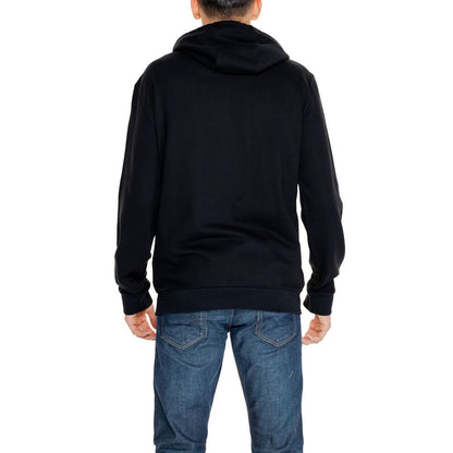 EA7 Emporio Armani Black Cotton Hoody