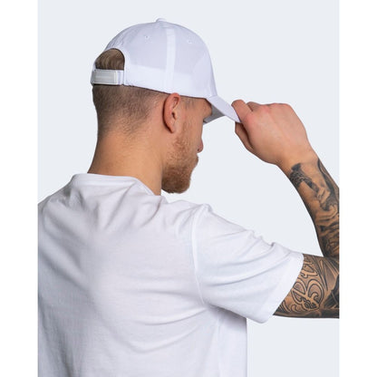 Armani Exchange White Cotton Caps Baseball Hat