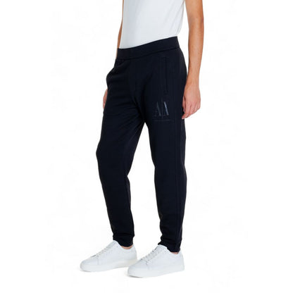 Armani Exchange Black Cotton Joggers Workout Pant