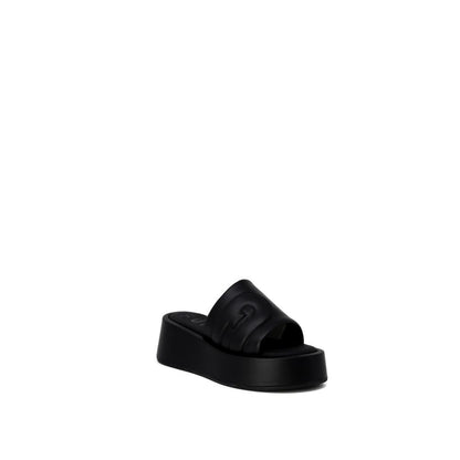 Furla Black Leather Slipper