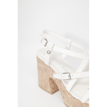 Guess Beige Leather High Heel