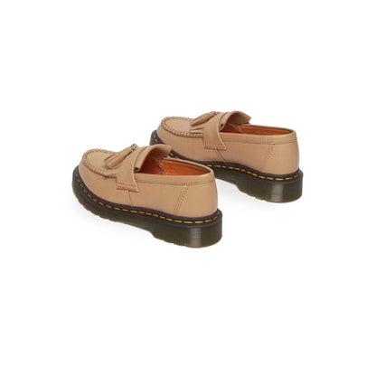 Dr. Martens Beige Leather Platform