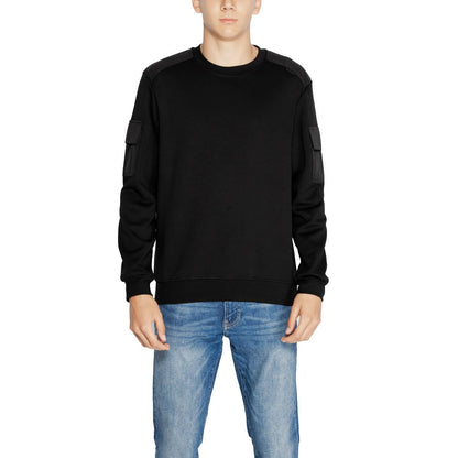 Antony Morato Black Cotton Sweatshirt