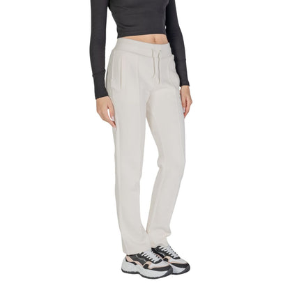 Guess Active Cream Cotton Joggers Workout Pant