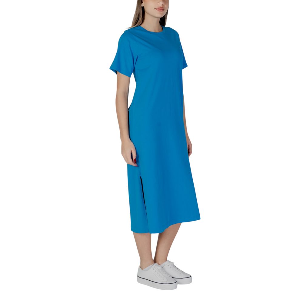 B.Young Blue Cotton Midi