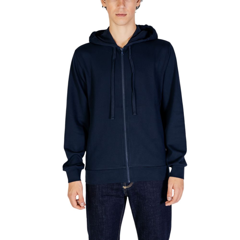 Emporio Armani Underwear Blue Polyester Hoody