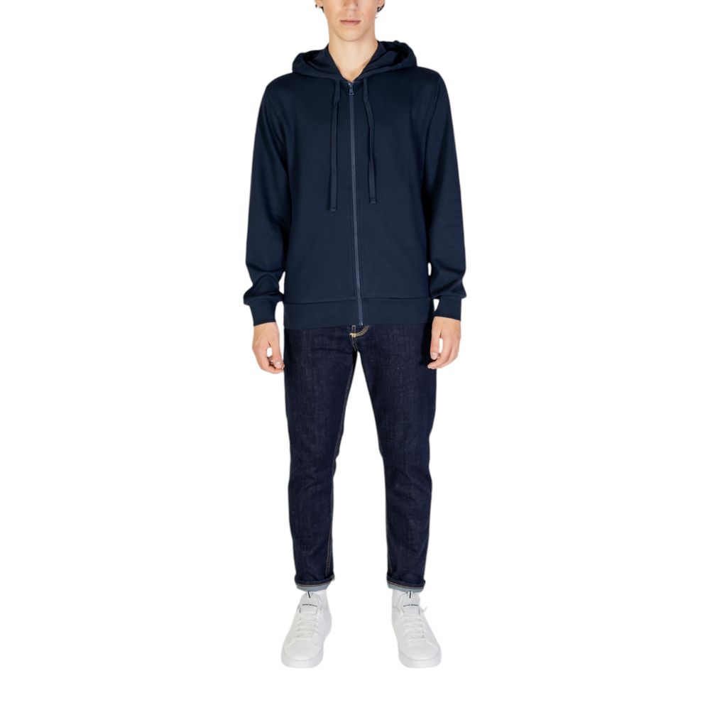 Emporio Armani Underwear Blue Polyester Hoody