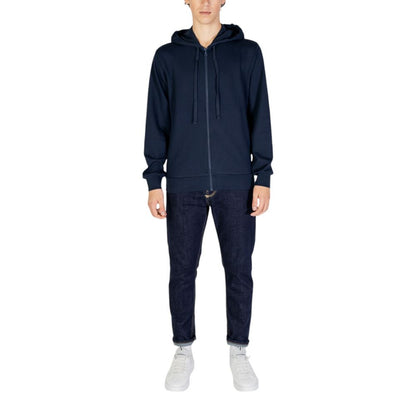 Emporio Armani Underwear Blue Polyester Hoody