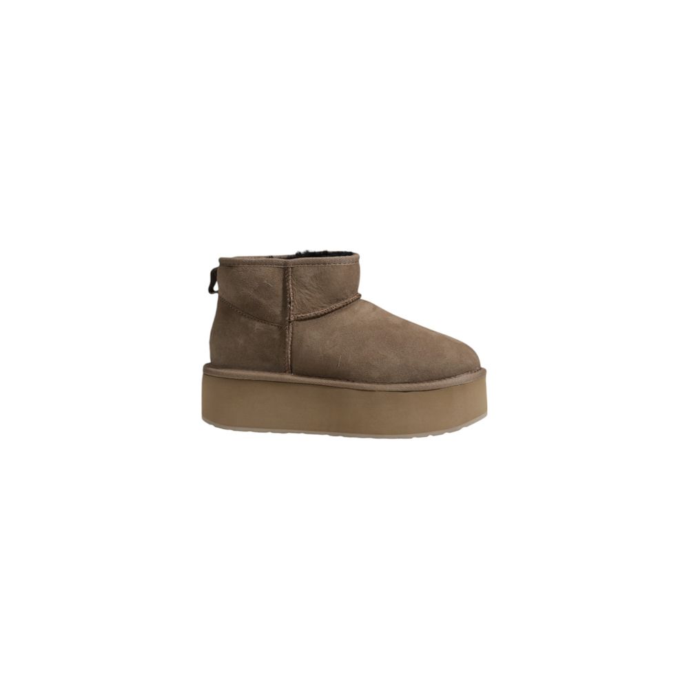 EMU Australia Beige Leather Ankle