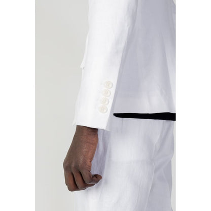 Antony Morato White Linen Blazer