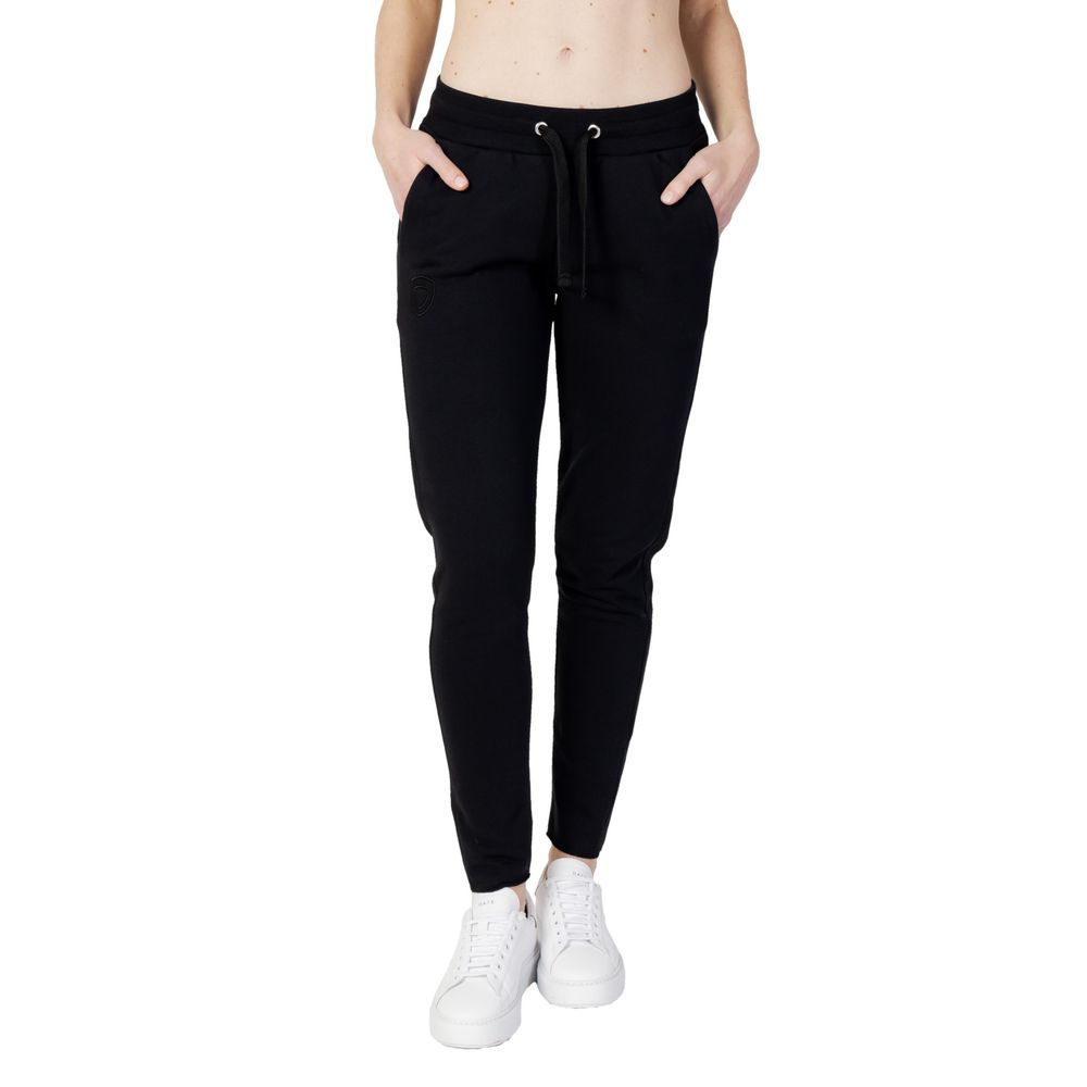Blauer Black Cotton Joggers Workout Pant