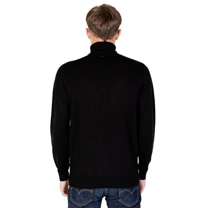 Antony Morato Black Wool Turtleneck