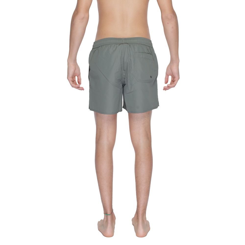 Emporio Armani Underwear Green Polyester Swim Short