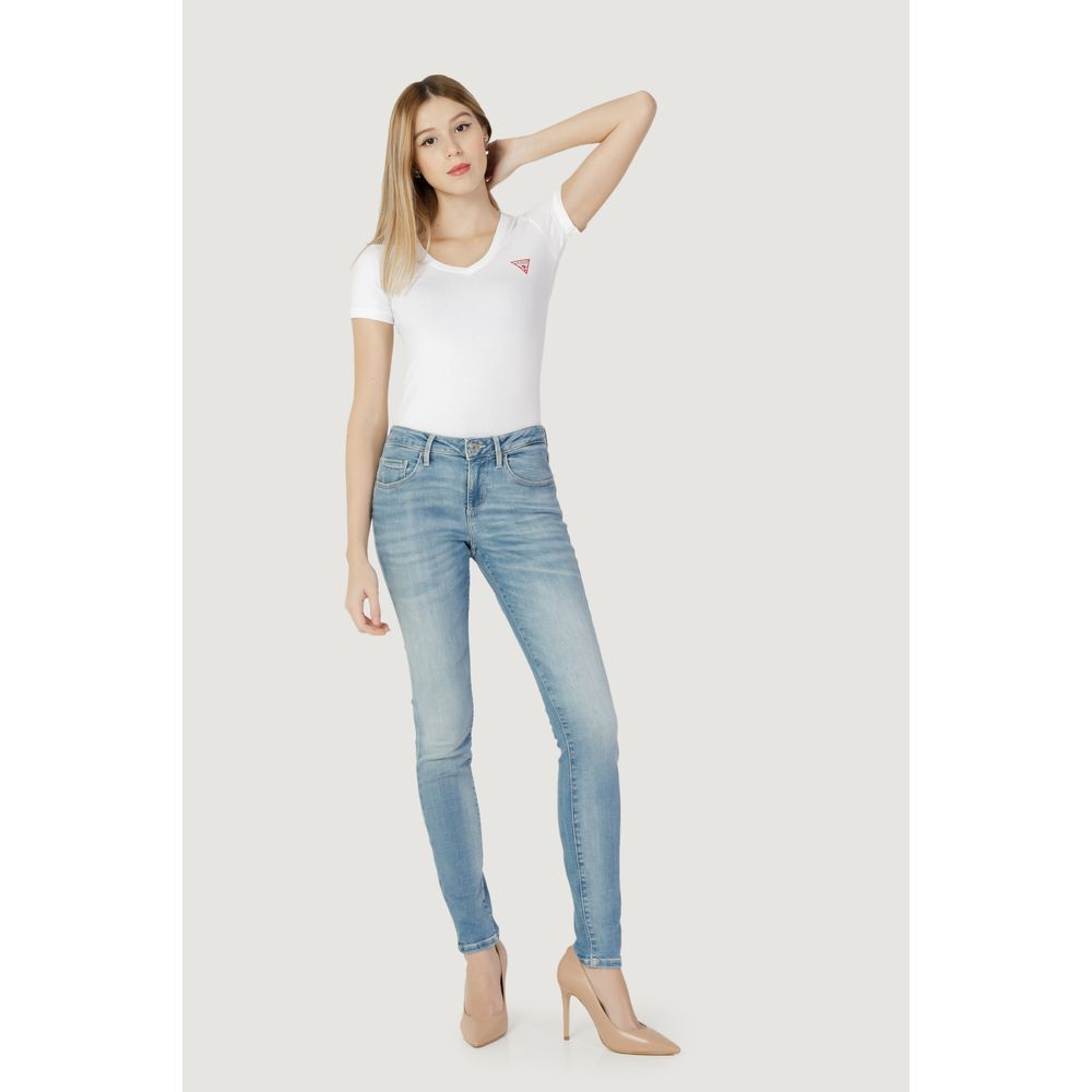 Guess Blue Cotton Skinny Jean