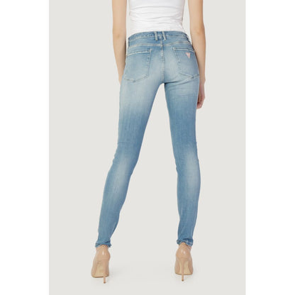Guess Blue Cotton Skinny Jean