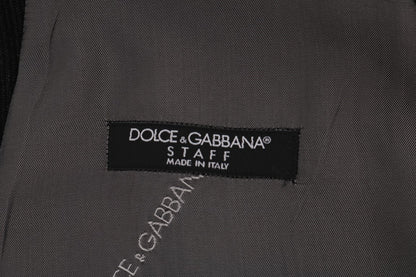 Dolce & Gabbana Black STAFF Cotton Rayon Vest