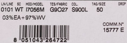 Dolce & Gabbana Blue Wool Stretch Vest