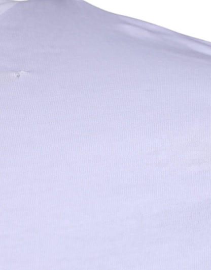 Dolce & Gabbana White DG Logo Cotton Crew Neck T-shirt