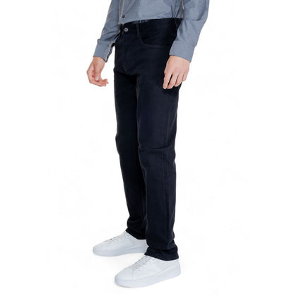 Armani Exchange Black Cotton Skinny Pant