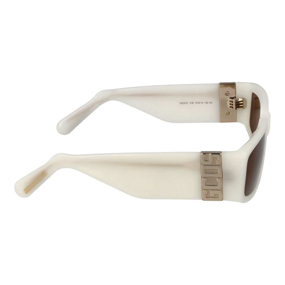 GCDS White Unisex Sunglass