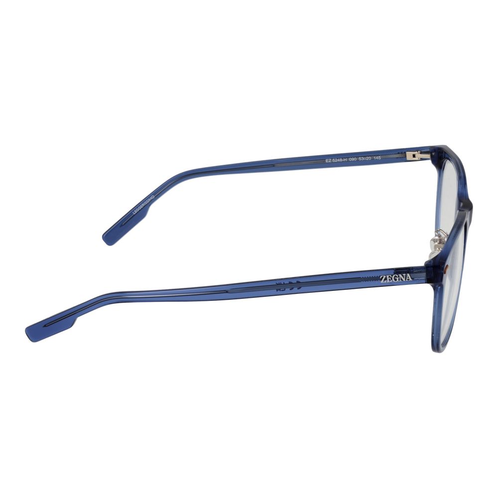 Ermenegildo Zegna Blue Men Glasses Frame