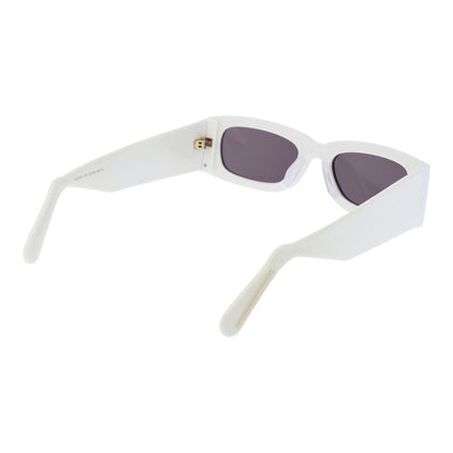 GCDS White Unisex Sunglass