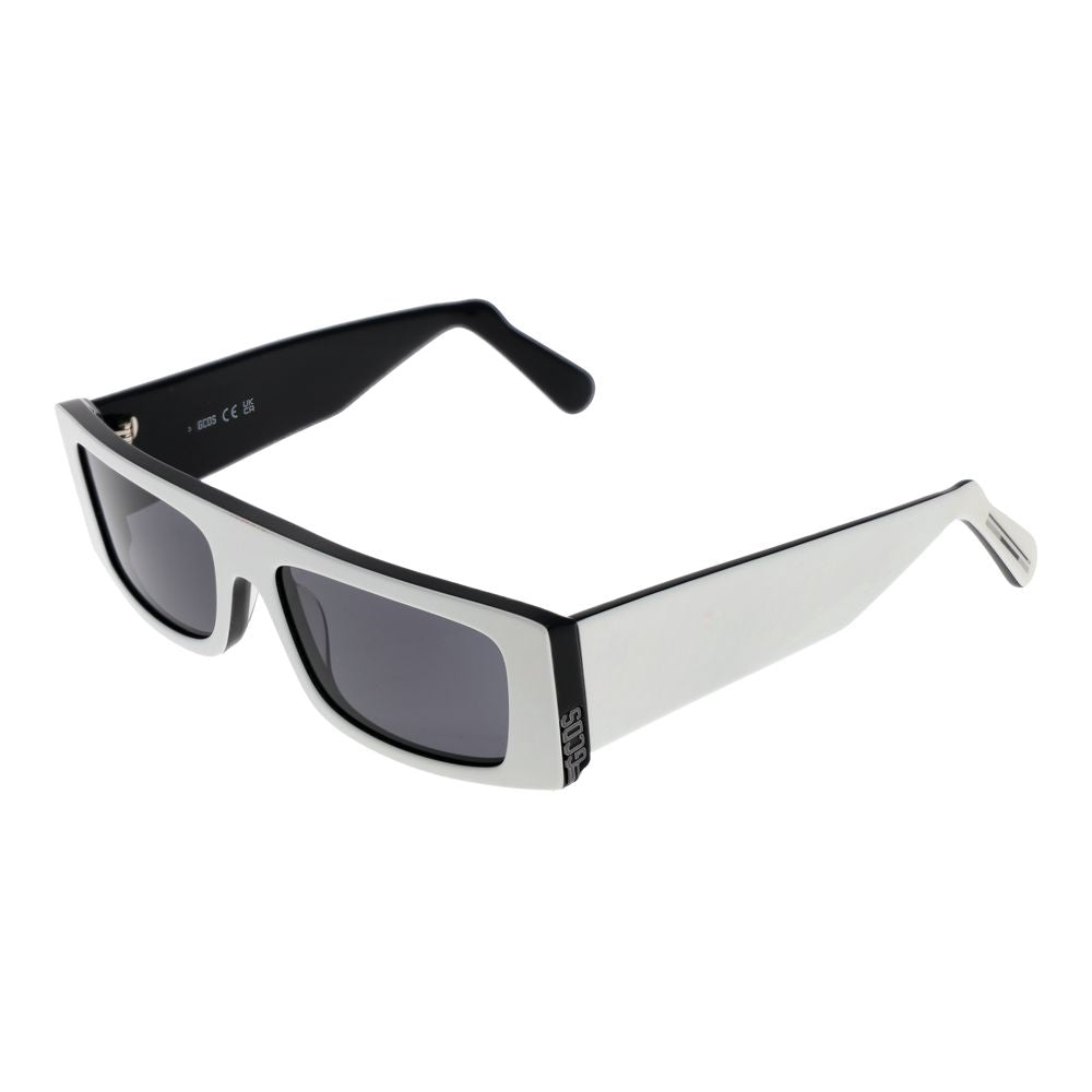 GCDS White Unisex Sunglass