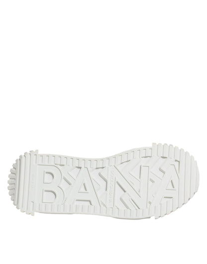 Dolce & Gabbana Multicolor Suede Fabric NS1 Sneakers Shoes