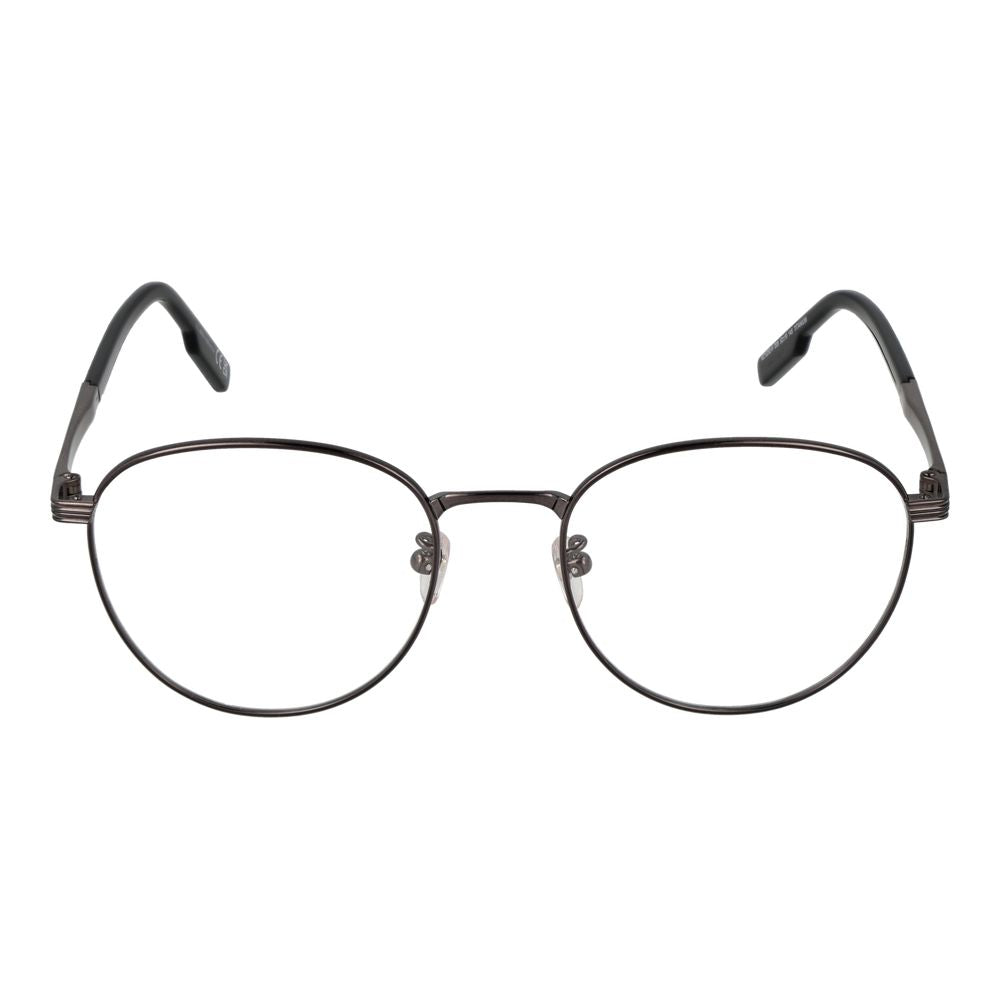 Ermenegildo Zegna Gray Men Glasses Frame