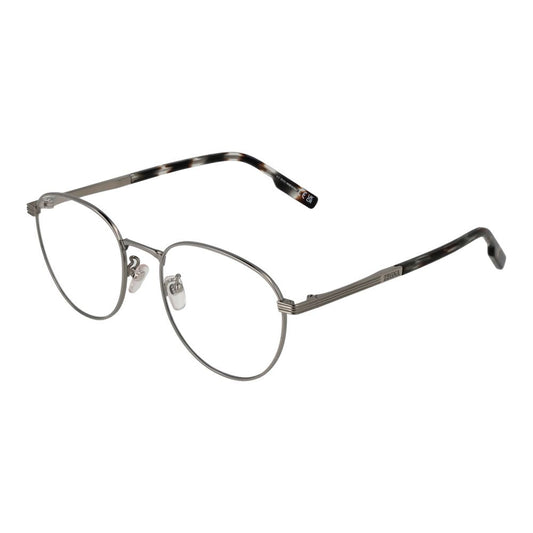 Ermenegildo Zegna Gray Men Glasses Frame