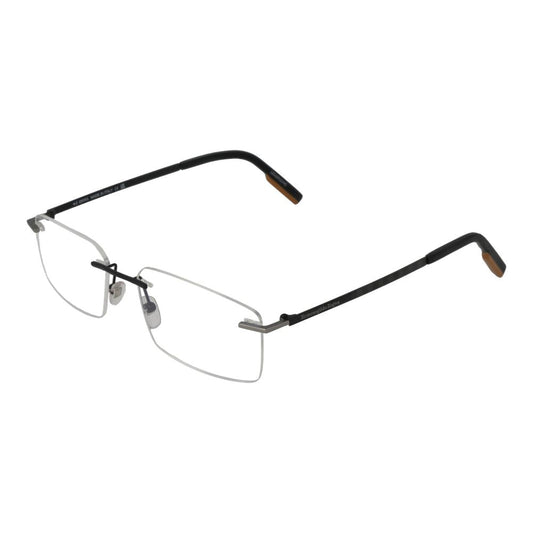 Ermenegildo Zegna Gray Men Glasses Frame