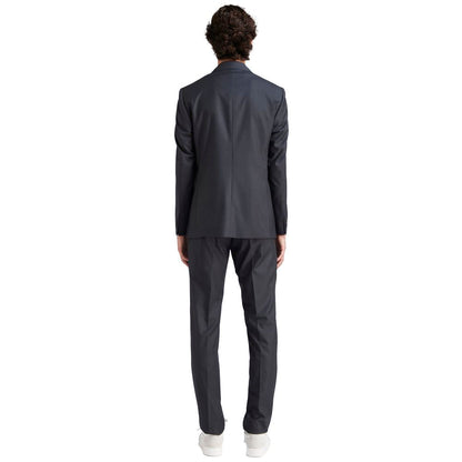AT.P.CO Gray Polyester Men Suit