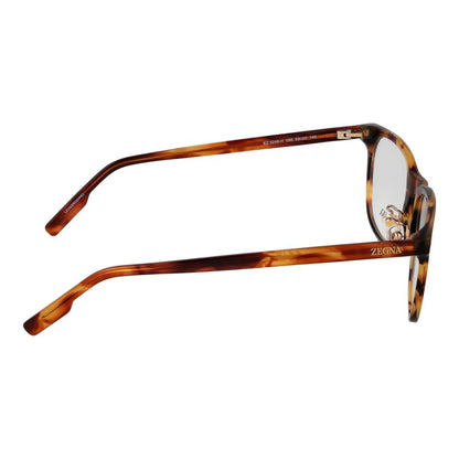 Ermenegildo Zegna Brown Men Glasses Frame