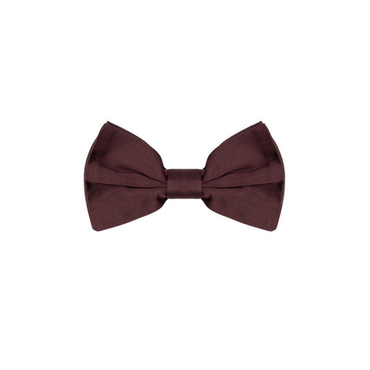Dolce & Gabbana Burgundy Silk Bowty