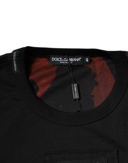 Dolce & Gabbana Multicolor Camouflage Crew Neck T-shirt