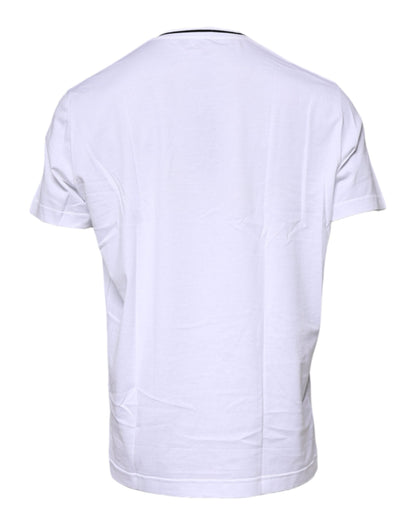 Dolce & Gabbana White Sacred Heart Short Sleeve T-shirt