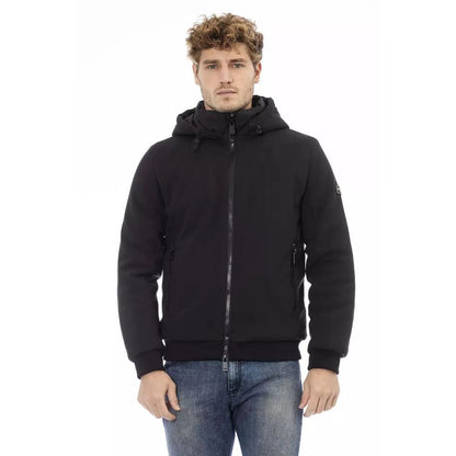 Baldinini Trend Black Polyester Hoody