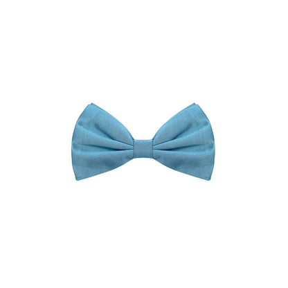 Dolce & Gabbana Blue Silk Bowty