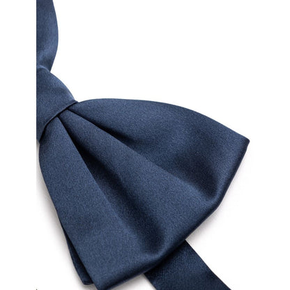 Dolce & Gabbana Blue Silk Bowty