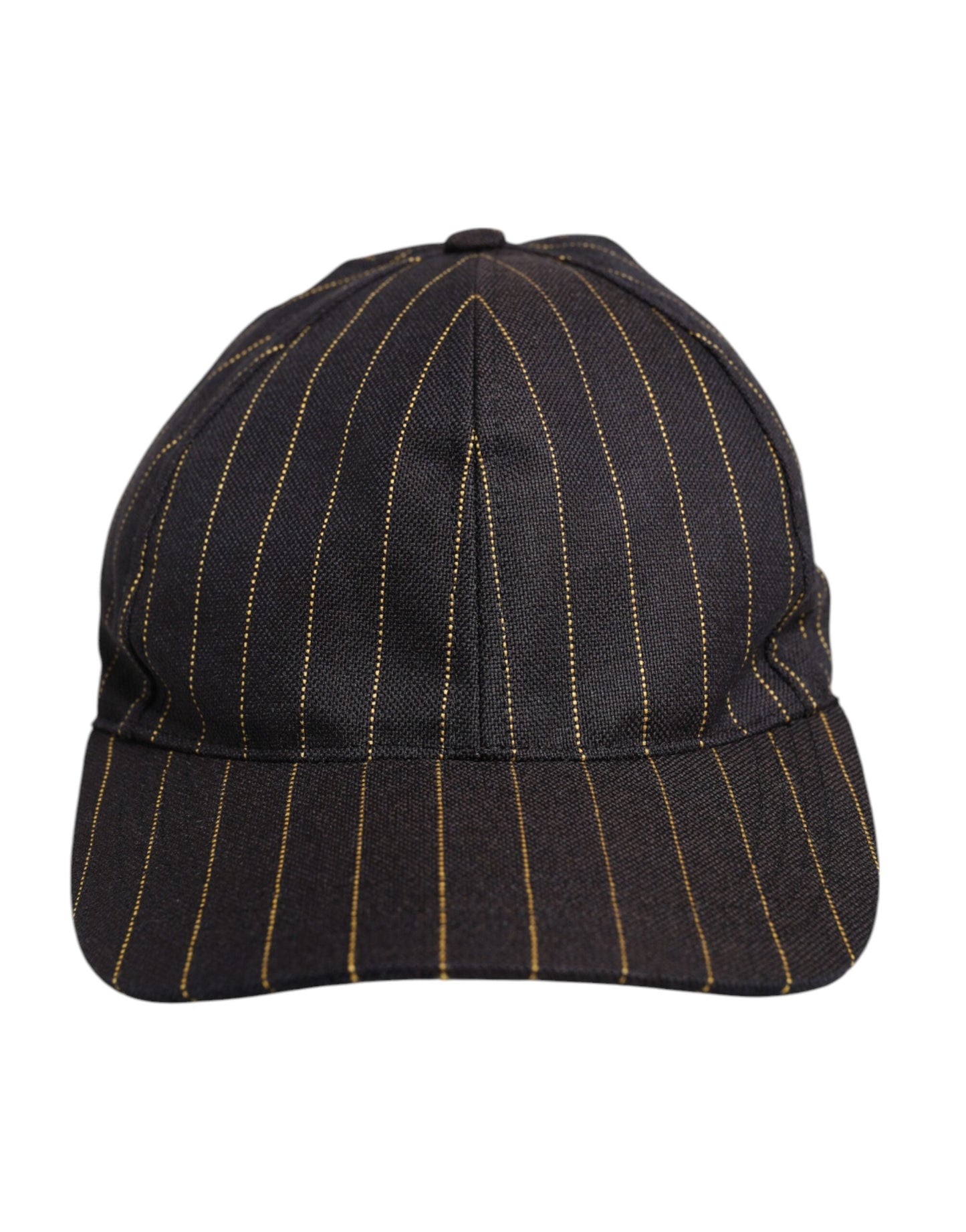 Dolce & Gabbana Brown Stripes Cotton 6 Panels Baseball Cap