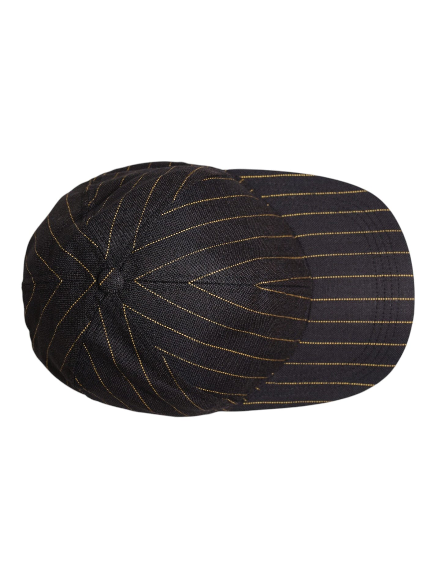 Dolce & Gabbana Brown Stripes Cotton 6 Panels Baseball Cap