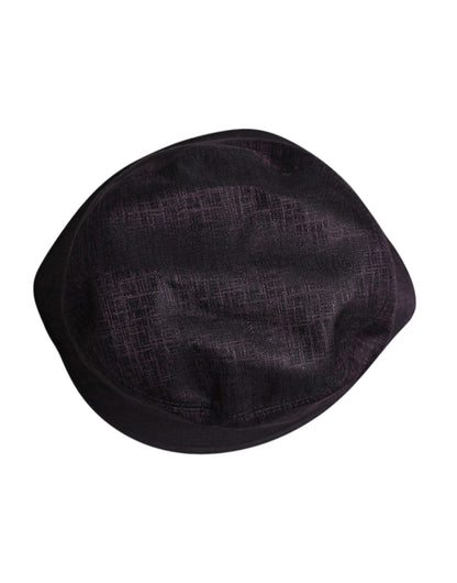 Dolce & Gabbana Black Wide Brim Nylon Bucket Hat