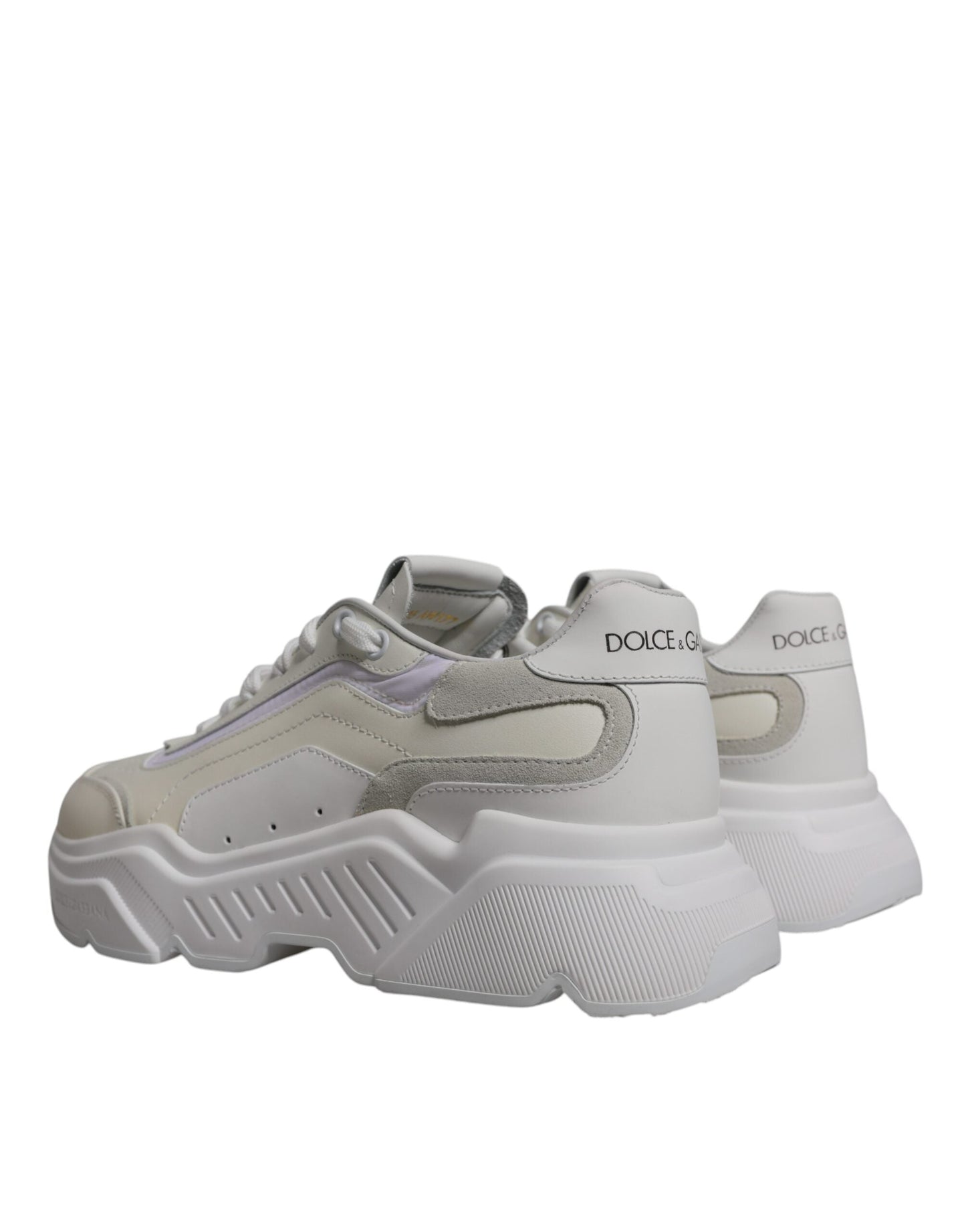 Dolce & Gabbana White Daymaster Low Top Sneakers Shoes