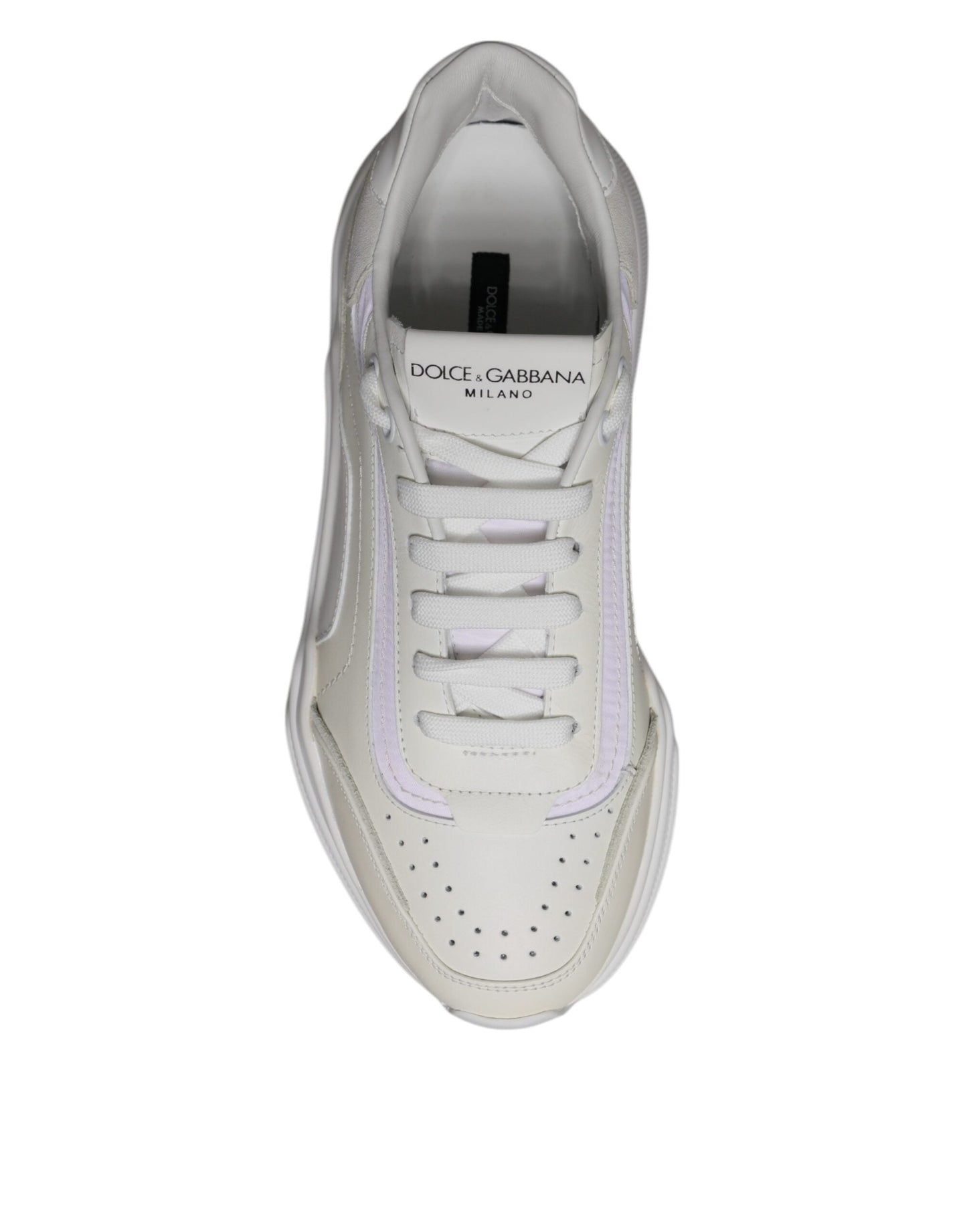 Dolce & Gabbana White Daymaster Low Top Sneakers Shoes
