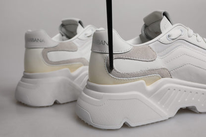 Dolce & Gabbana White Daymaster Low Top Sneakers Shoes