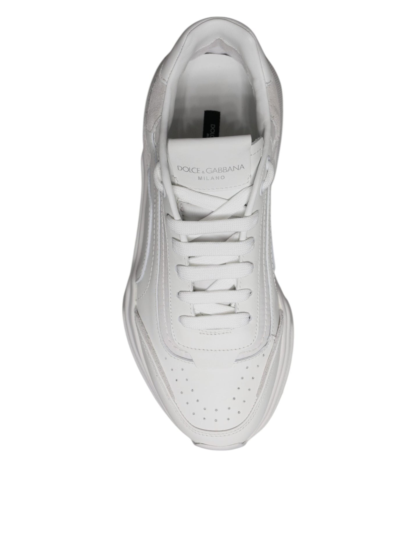 Dolce & Gabbana White Daymaster Low Top Sneakers Shoes