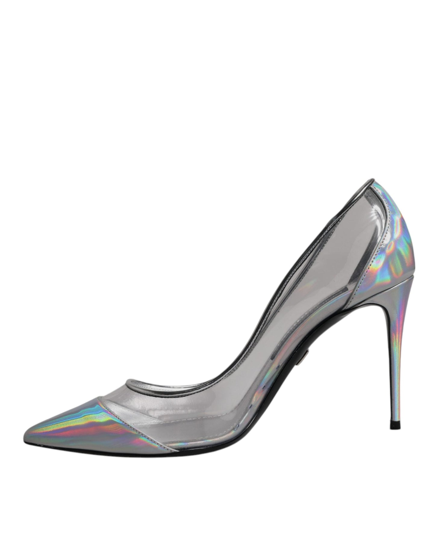 Dolce & Gabbana Multicolor Iridescent Pointed Toe Pumps Shoes